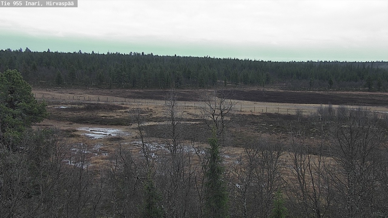 Kelikamerat Kuva Tie 955 Inari, Hirvaspää, Inari, Lappi