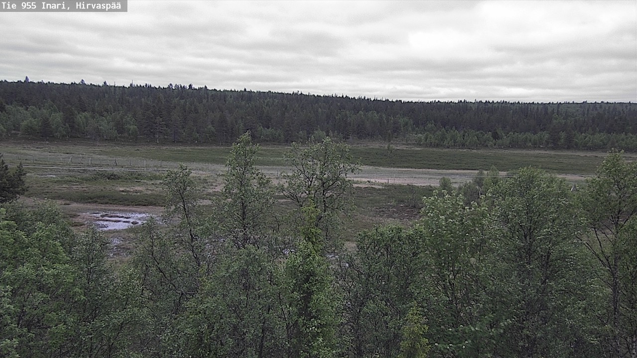 Kelikamerat Kuva Tie 955 Inari, Hirvaspää, Inari, Lappi