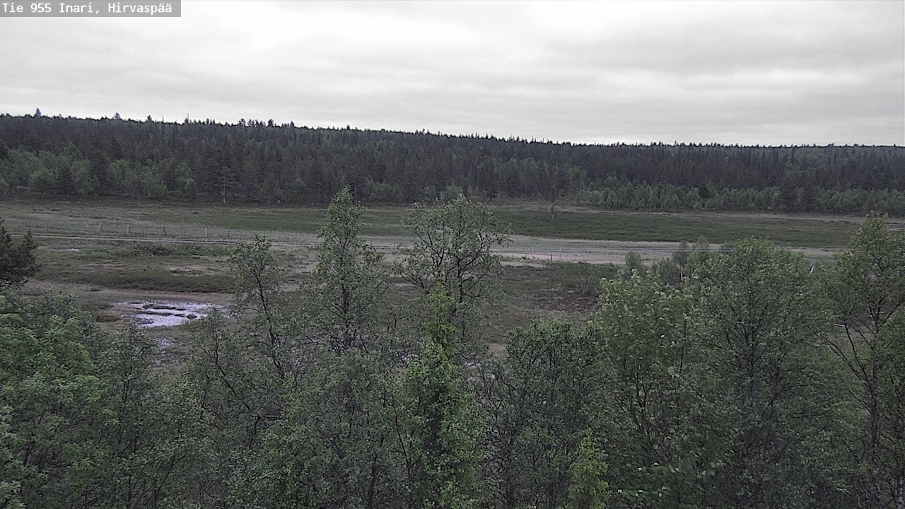 Kelikamerat Kuva Tie 955 Inari, Hirvaspää, Inari, Lappi