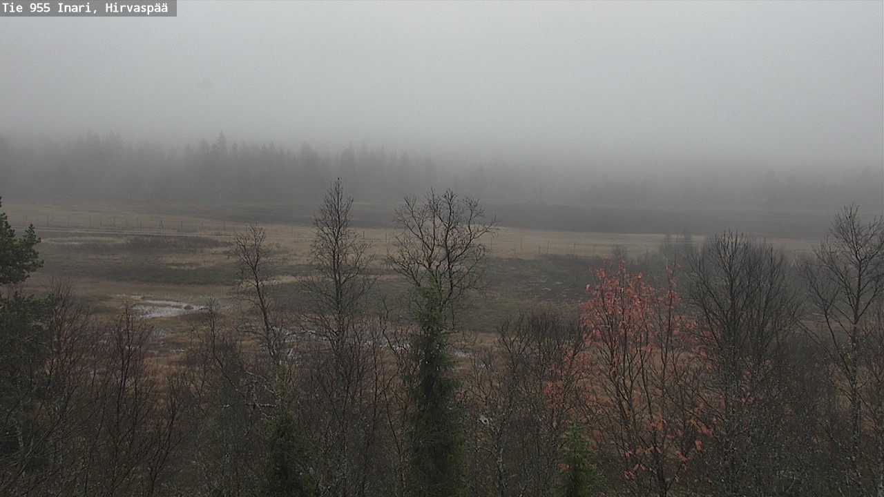 Weather Camera Image Road 955 Inari, Hirvaspää, Inari, Lappi