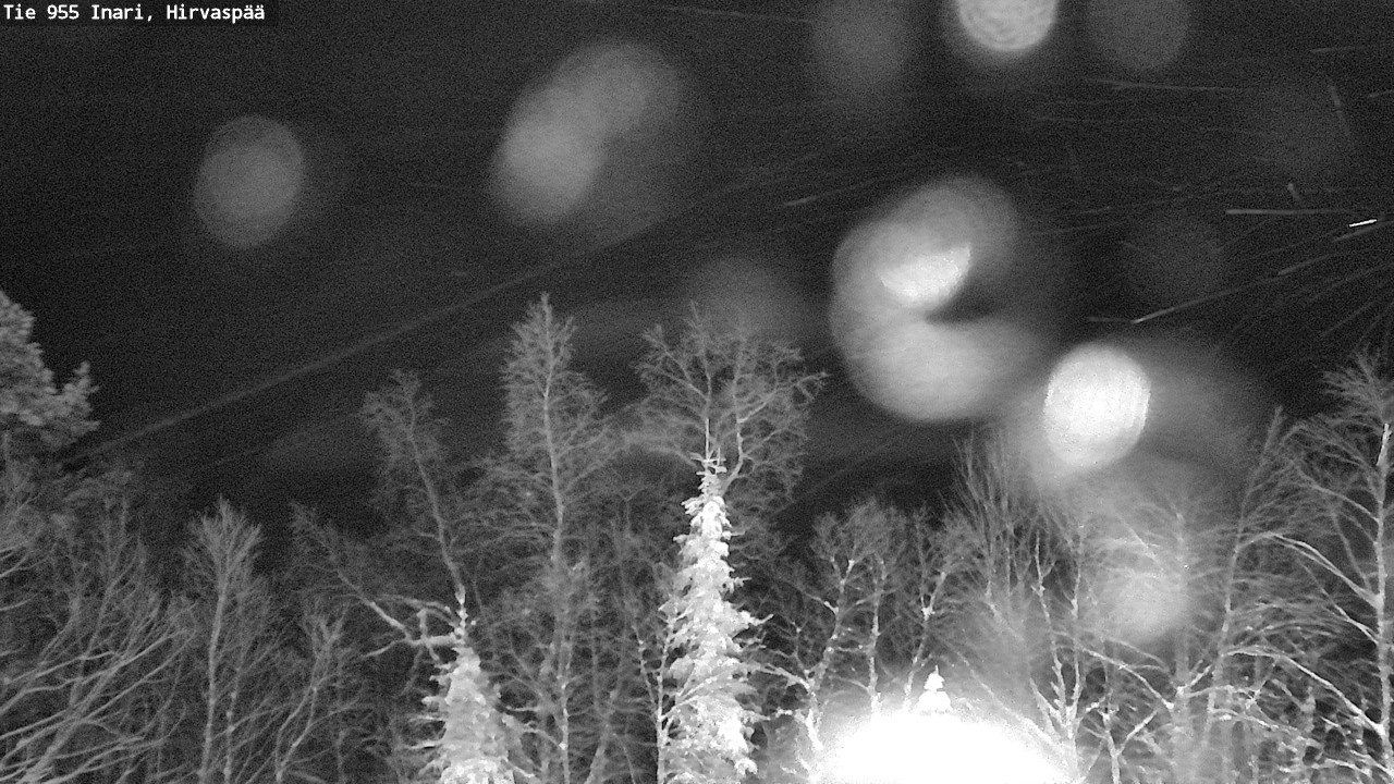Weather Camera Image Road 955 Inari, Hirvaspää, Inari, Lappi