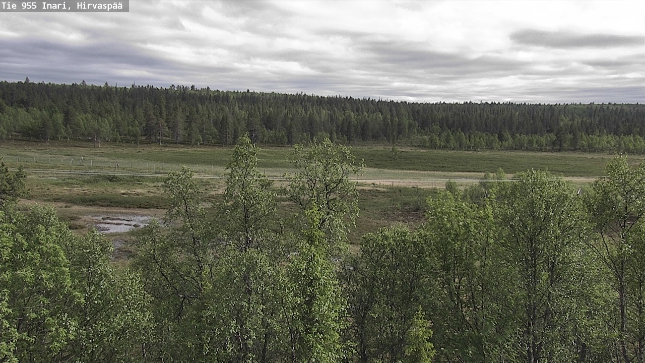 Kelikamerat Kuva Tie 955 Inari, Hirvaspää, Inari, Lappi