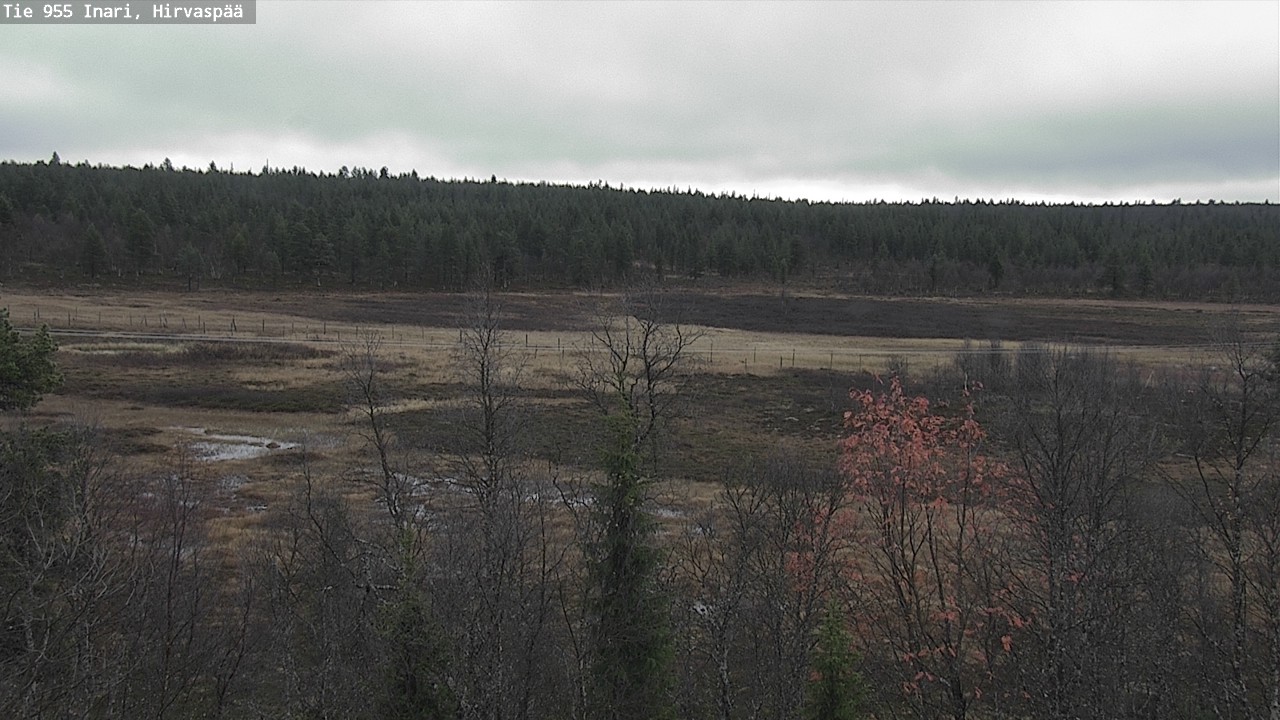 Weather Camera Image Road 955 Inari, Hirvaspää, Inari, Lappi