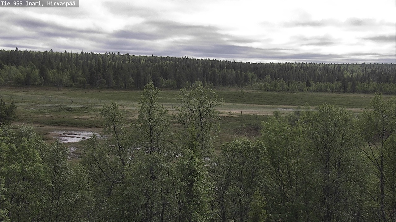 Kelikamerat Kuva Tie 955 Inari, Hirvaspää, Inari, Lappi