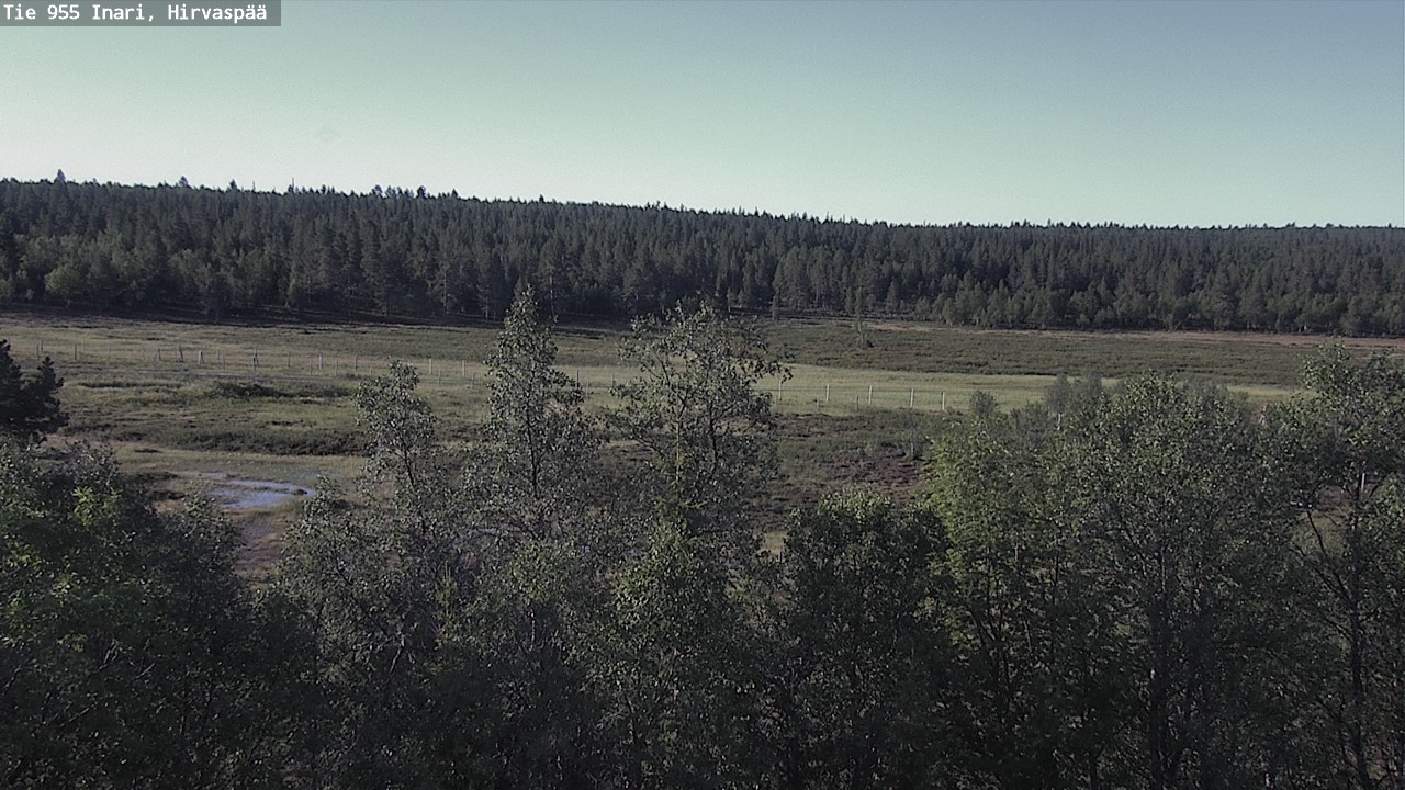Weather Camera Image Väg 955 Enare, Hirvaspää, Inari, Lappi
