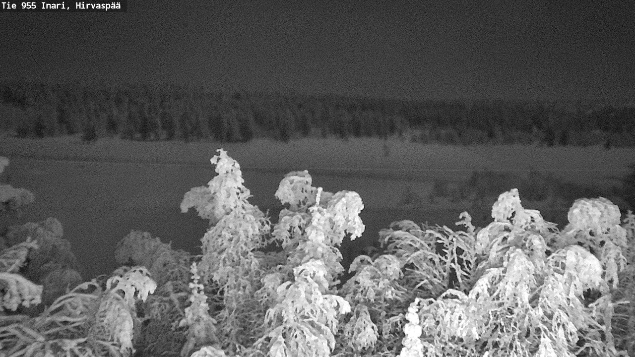 Kelikamerat Kuva Tie 955 Inari, Hirvaspää, Inari, Lappi