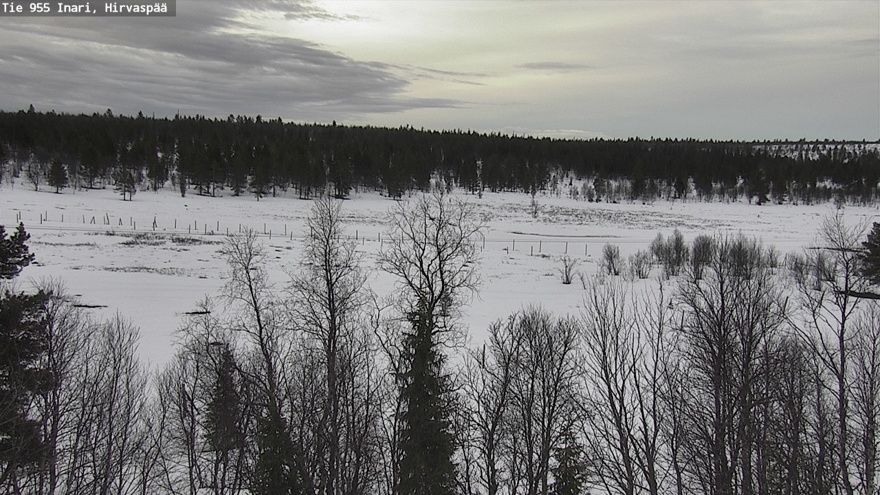 Weather Camera Image Väg 955 Enare, Hirvaspää, Inari, Lappi