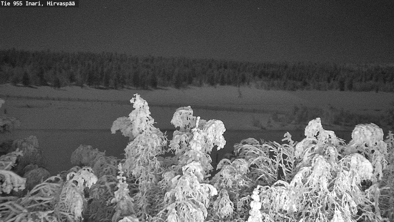 Weather Camera Image Väg 955 Enare, Hirvaspää, Inari, Lappi