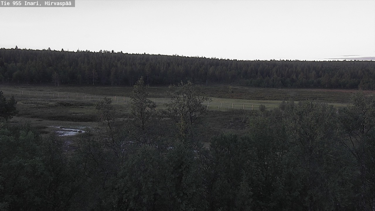 Weather Camera Image Väg 955 Enare, Hirvaspää, Inari, Lappi