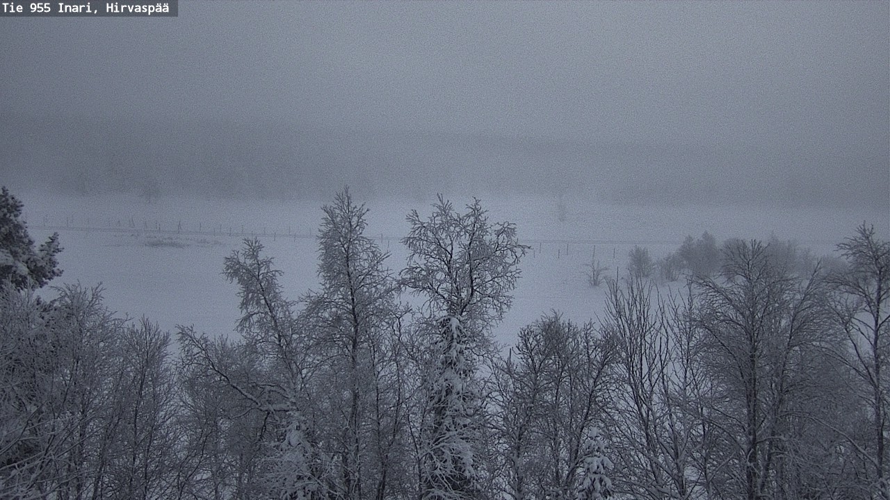 Weather Camera Image Väg 955 Enare, Hirvaspää, Inari, Lappi