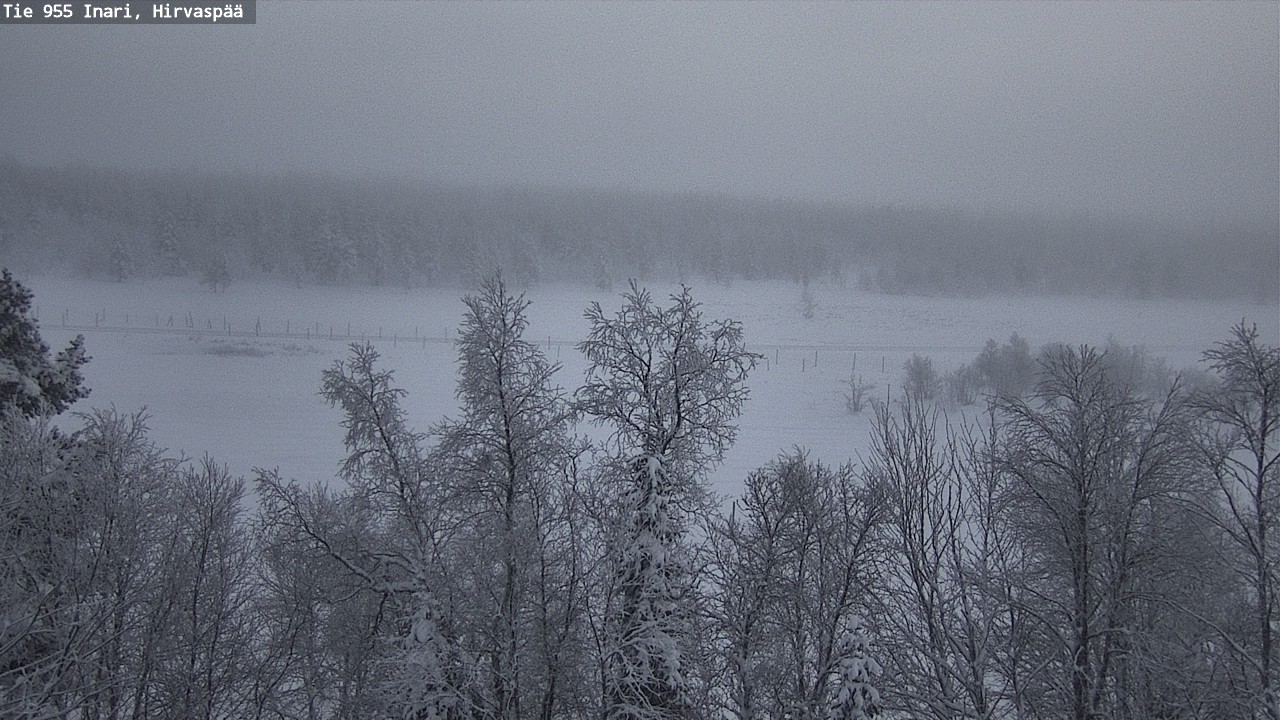 Weather Camera Image Väg 955 Enare, Hirvaspää, Inari, Lappi