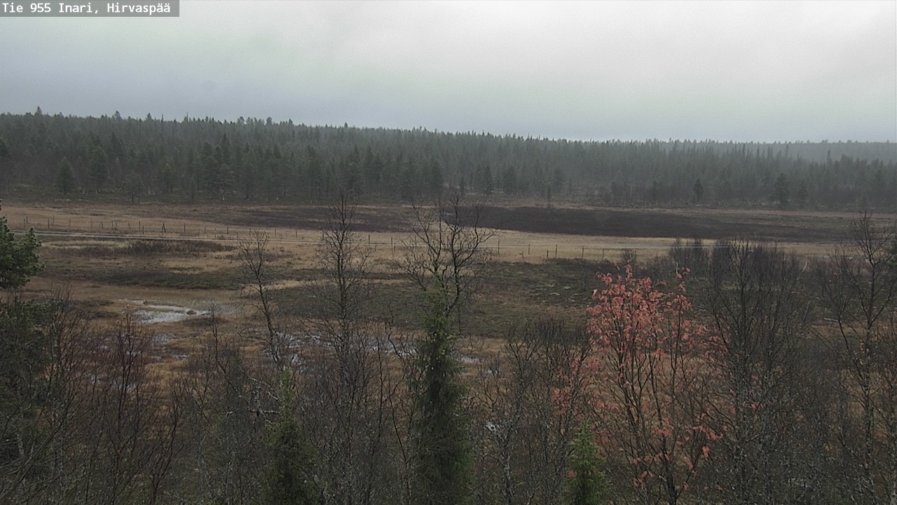 Weather Camera Image Road 955 Inari, Hirvaspää, Inari, Lappi