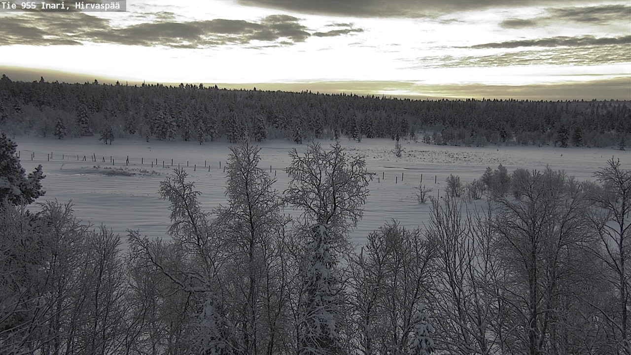 Weather Camera Image Väg 955 Enare, Hirvaspää, Inari, Lappi