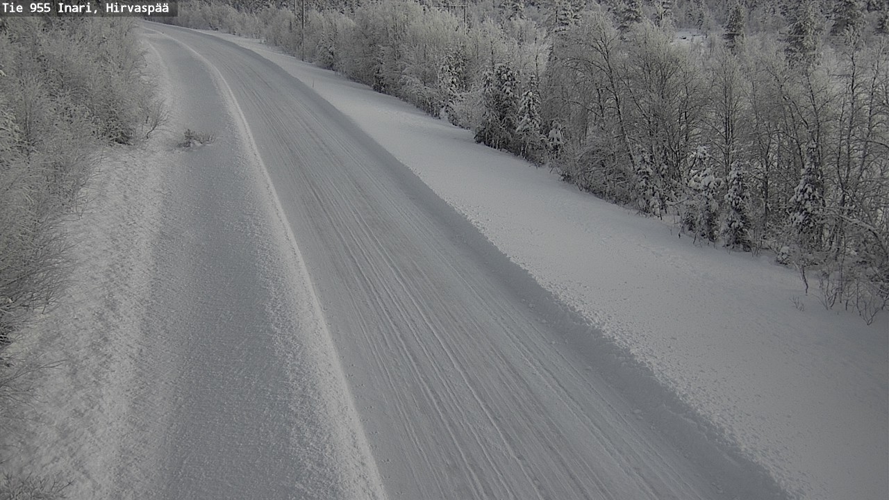 Weather Camera Image Väg 955 Enare, Hirvaspää, Inari, Lappi