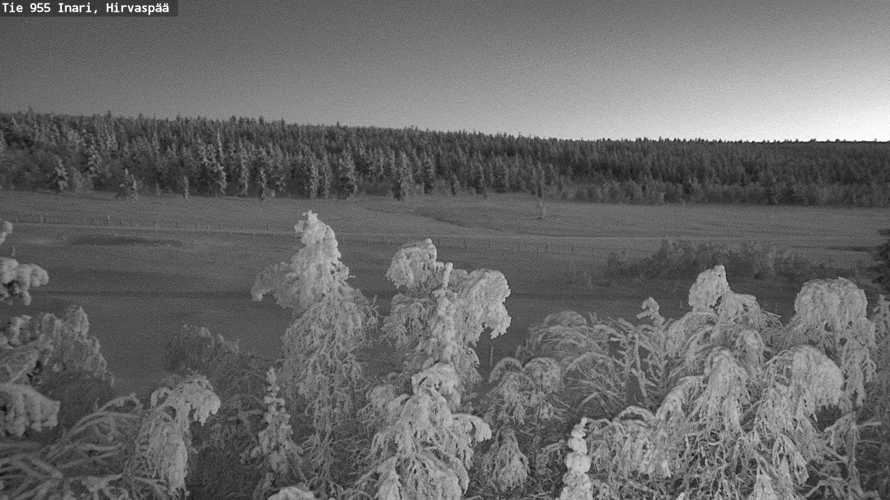 Weather Camera Image Väg 955 Enare, Hirvaspää, Inari, Lappi