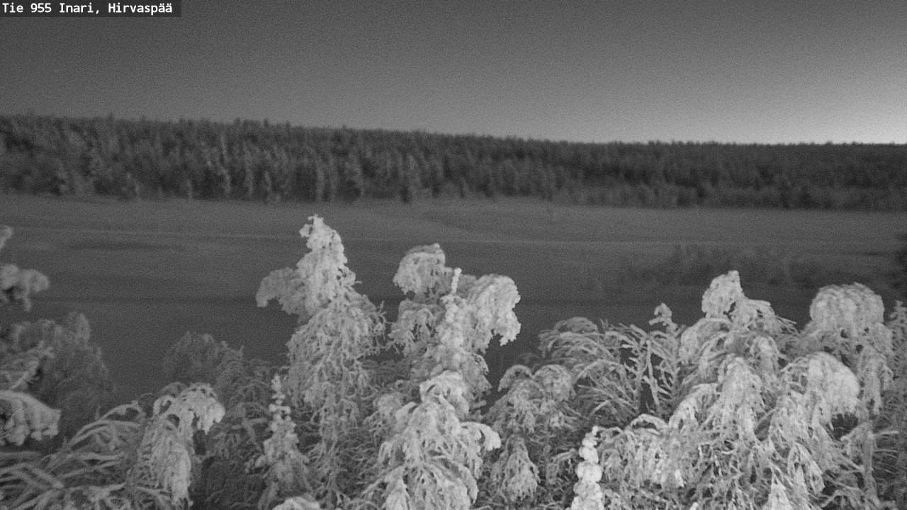Weather Camera Image Väg 955 Enare, Hirvaspää, Inari, Lappi