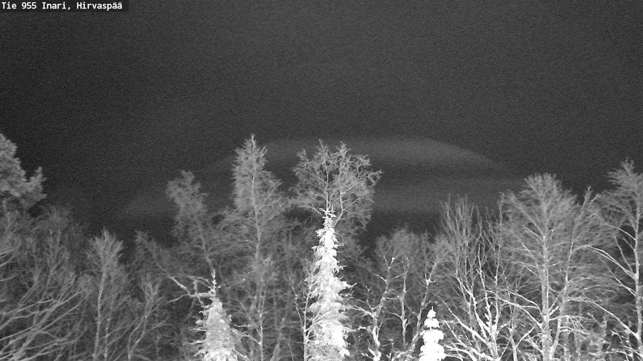 Weather Camera Image Road 955 Inari, Hirvaspää, Inari, Lappi