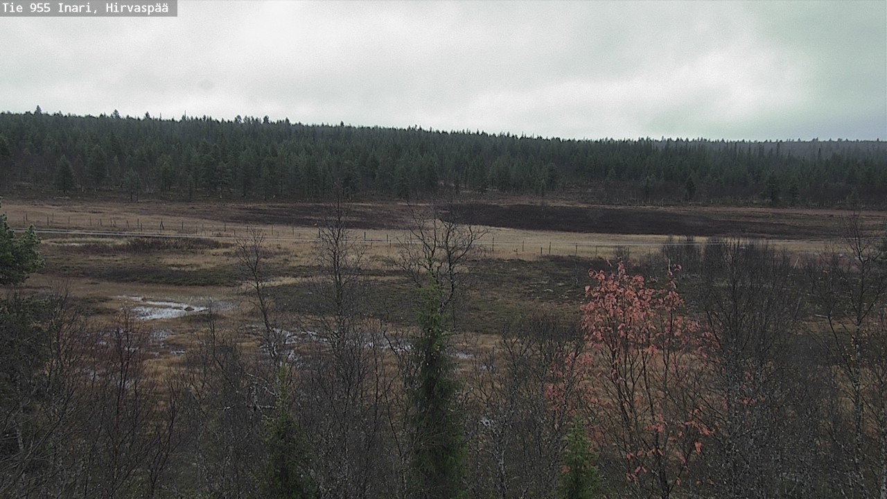 Weather Camera Image Road 955 Inari, Hirvaspää, Inari, Lappi