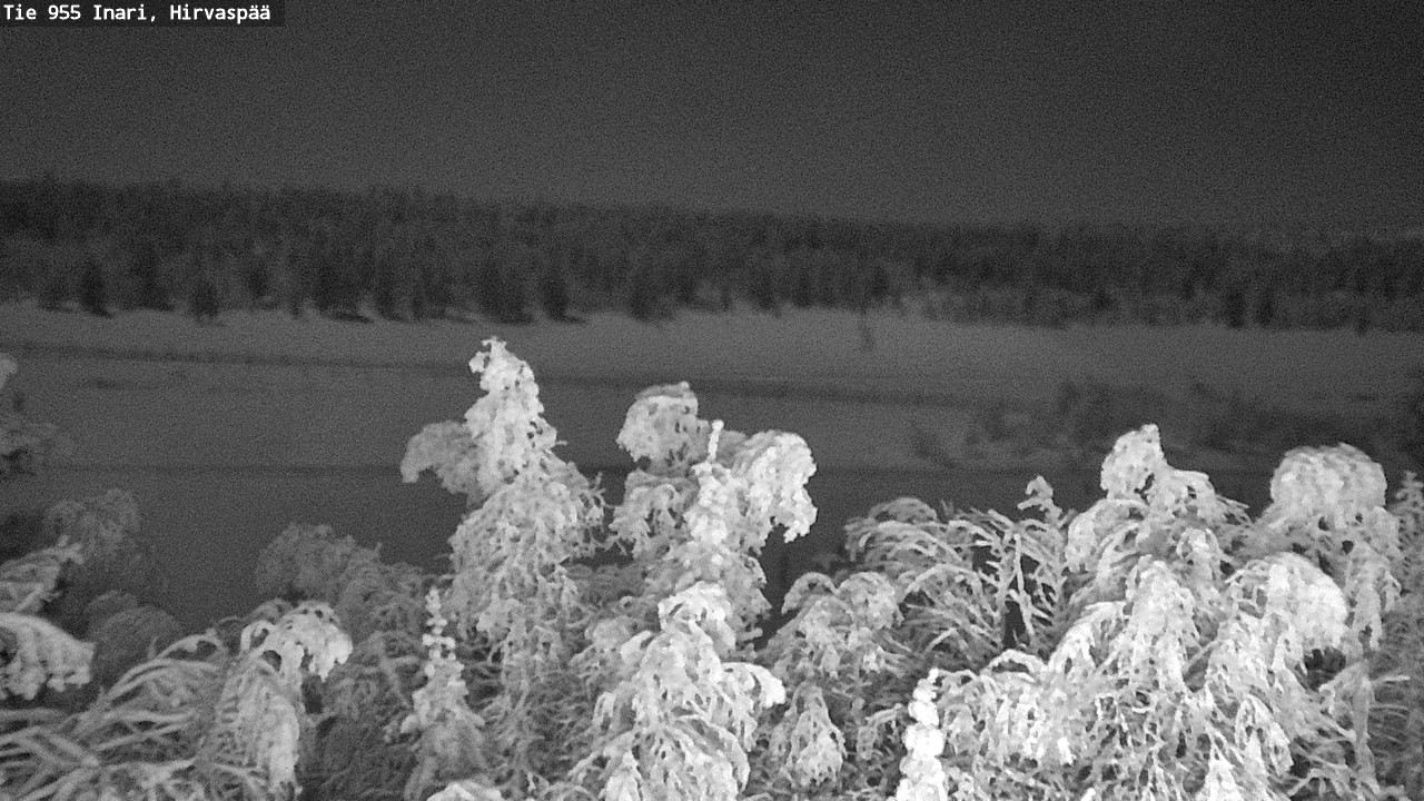 Weather Camera Image Väg 955 Enare, Hirvaspää, Inari, Lappi