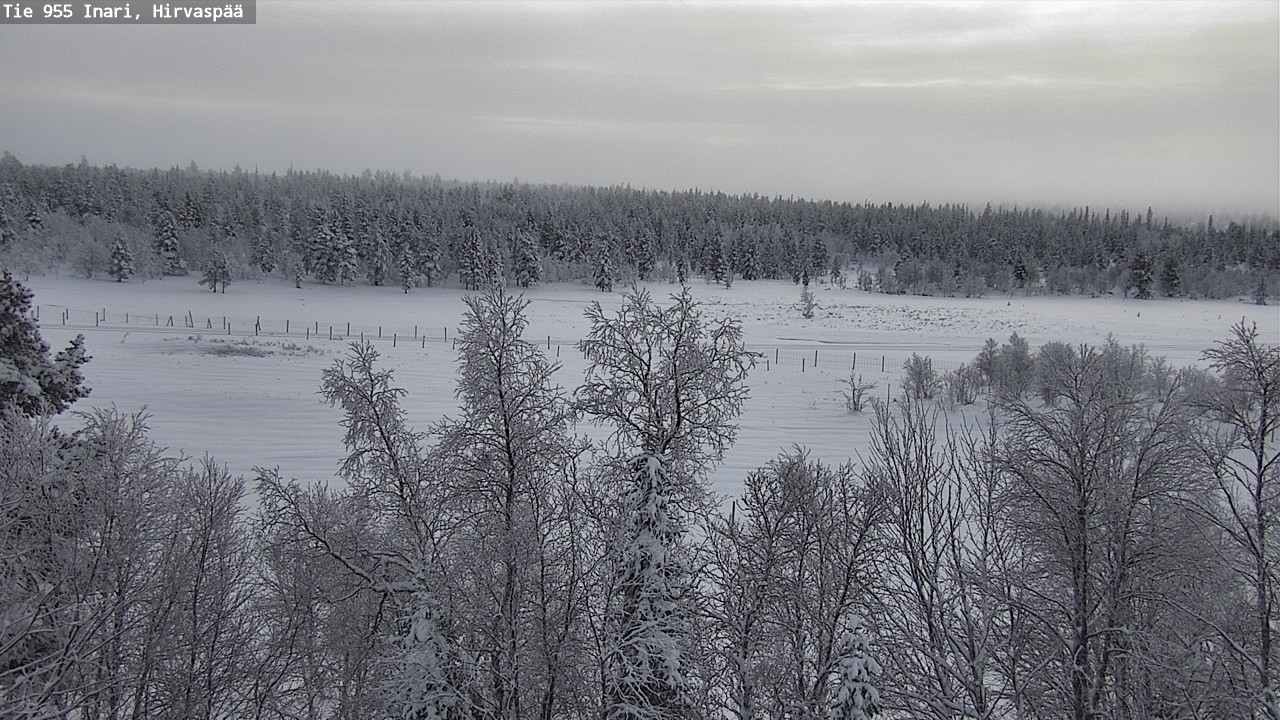 Weather Camera Image Väg 955 Enare, Hirvaspää, Inari, Lappi