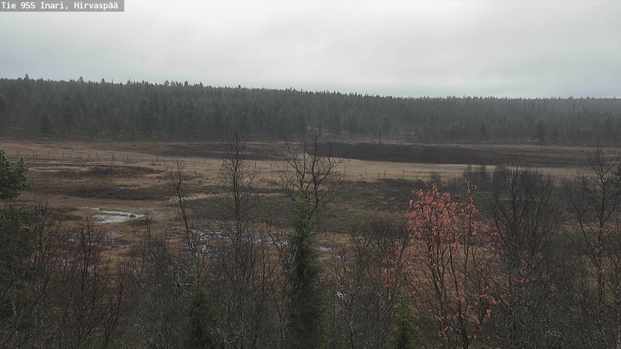 Weather Camera Image Road 955 Inari, Hirvaspää, Inari, Lappi