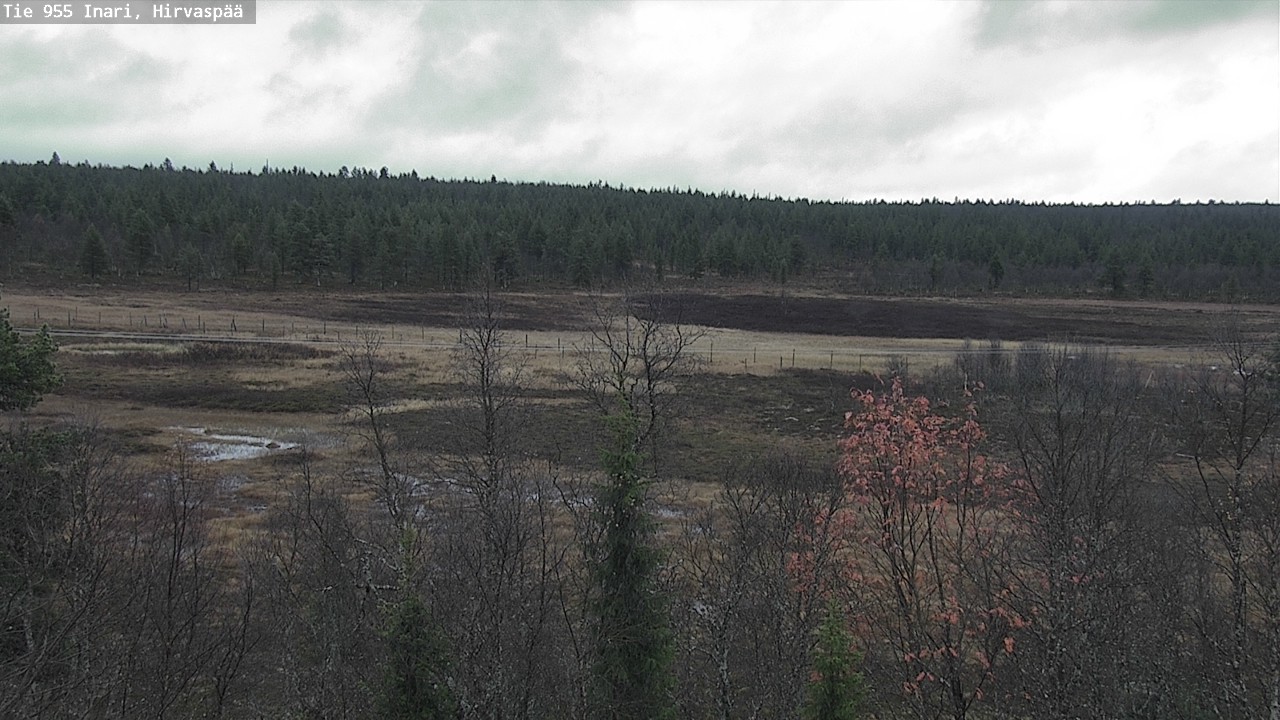 Weather Camera Image Road 955 Inari, Hirvaspää, Inari, Lappi