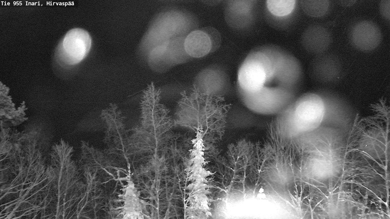 Weather Camera Image Road 955 Inari, Hirvaspää, Inari, Lappi