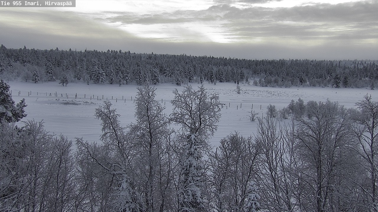 Weather Camera Image Väg 955 Enare, Hirvaspää, Inari, Lappi