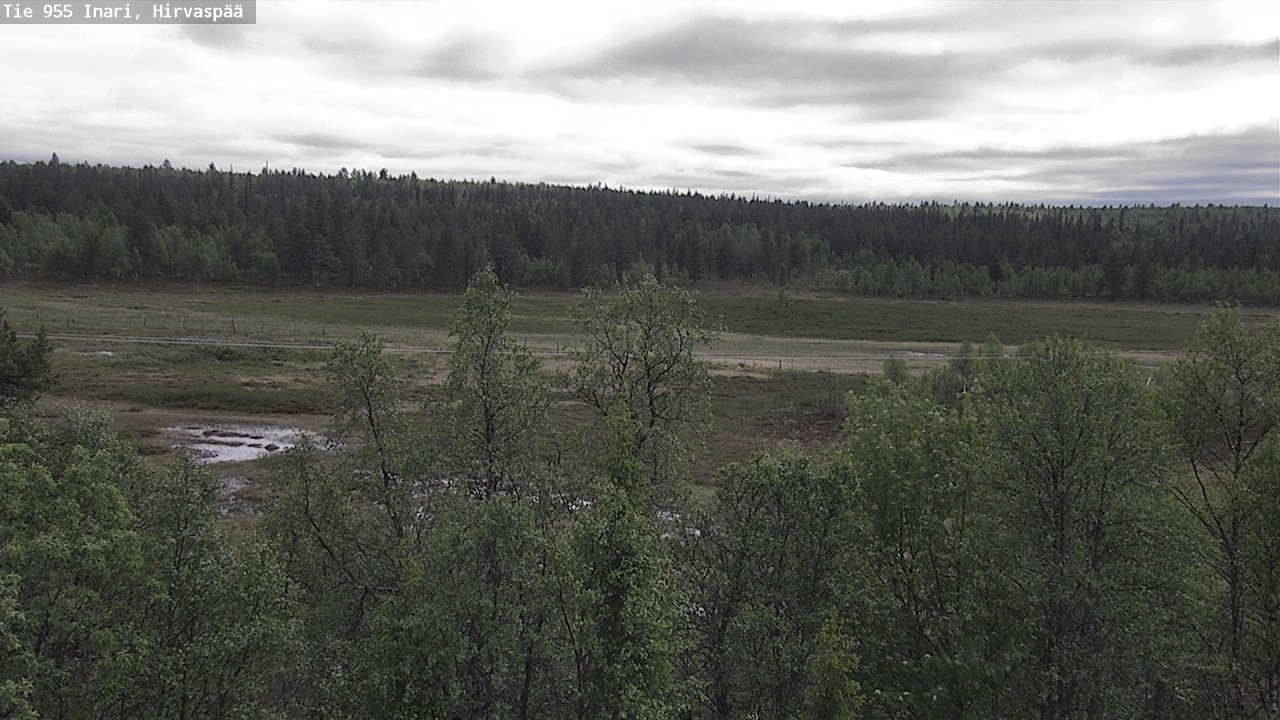 Kelikamerat Kuva Tie 955 Inari, Hirvaspää, Inari, Lappi