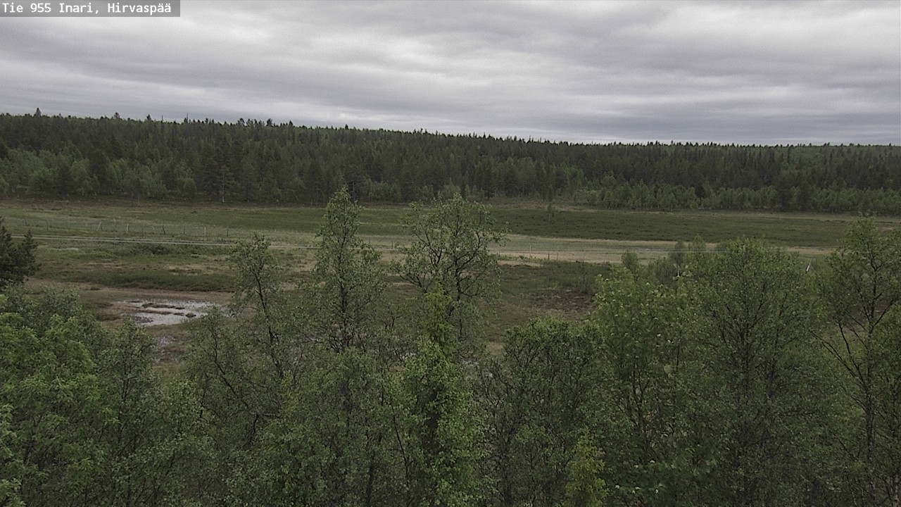 Kelikamerat Kuva Tie 955 Inari, Hirvaspää, Inari, Lappi
