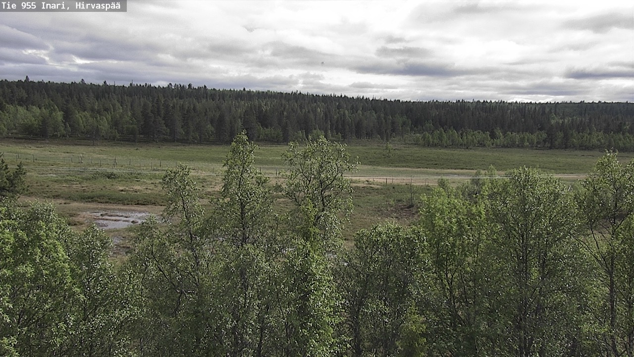 Kelikamerat Kuva Tie 955 Inari, Hirvaspää, Inari, Lappi