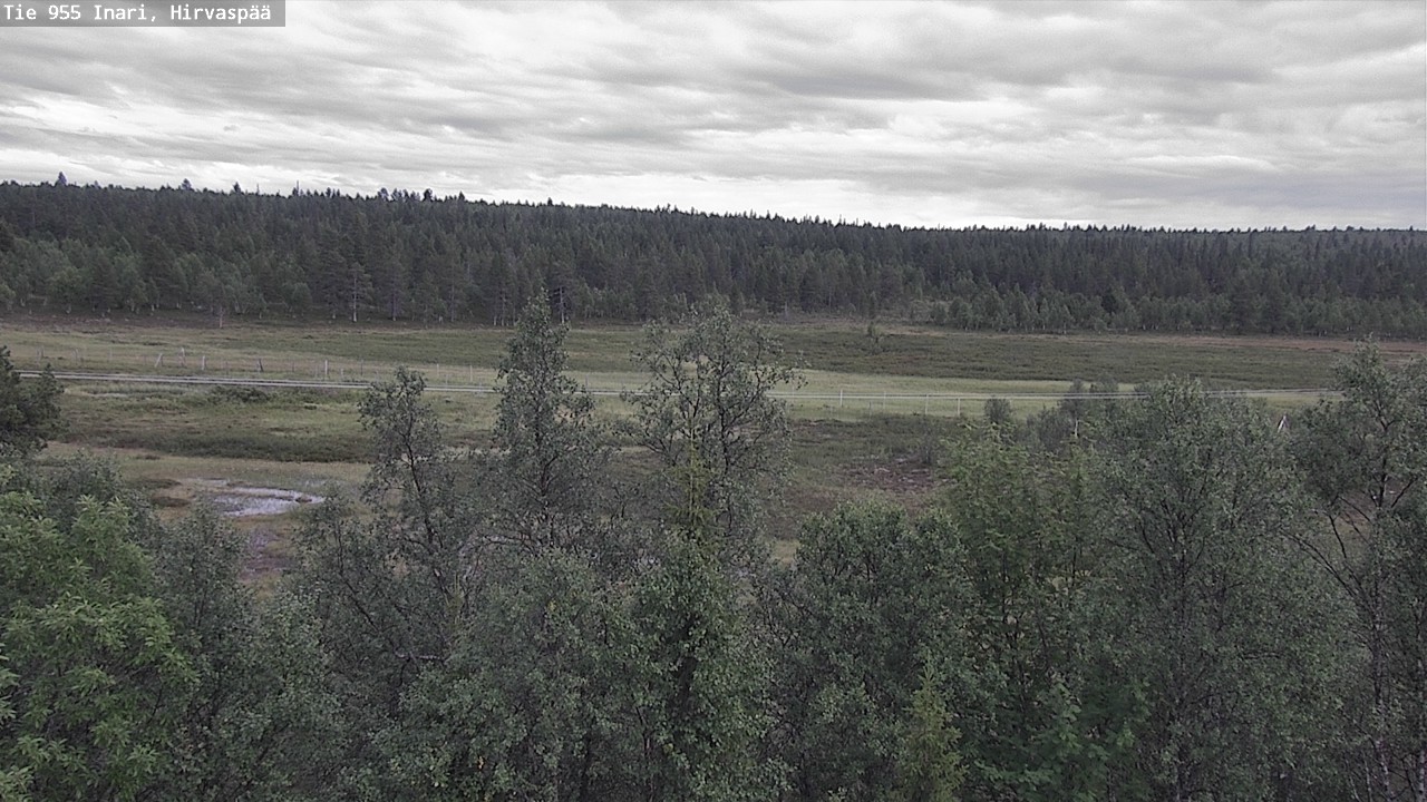 Kelikamerat Kuva Tie 955 Inari, Hirvaspää, Inari, Lappi