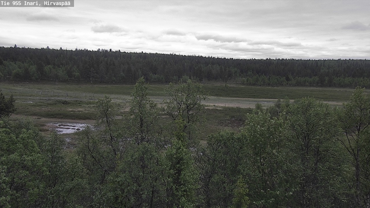 Kelikamerat Kuva Tie 955 Inari, Hirvaspää, Inari, Lappi