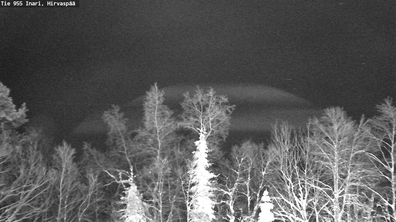 Weather Camera Image Road 955 Inari, Hirvaspää, Inari, Lappi