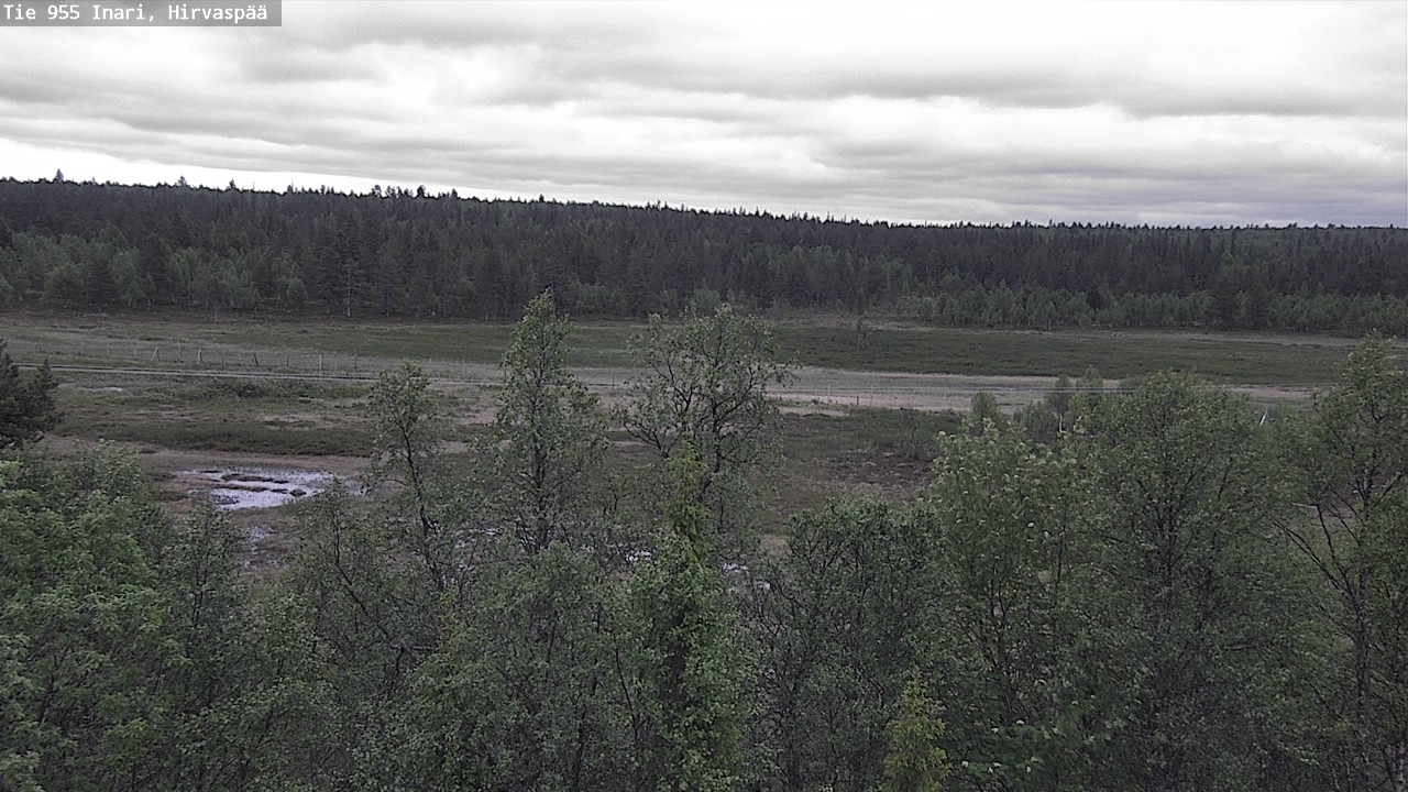 Kelikamerat Kuva Tie 955 Inari, Hirvaspää, Inari, Lappi