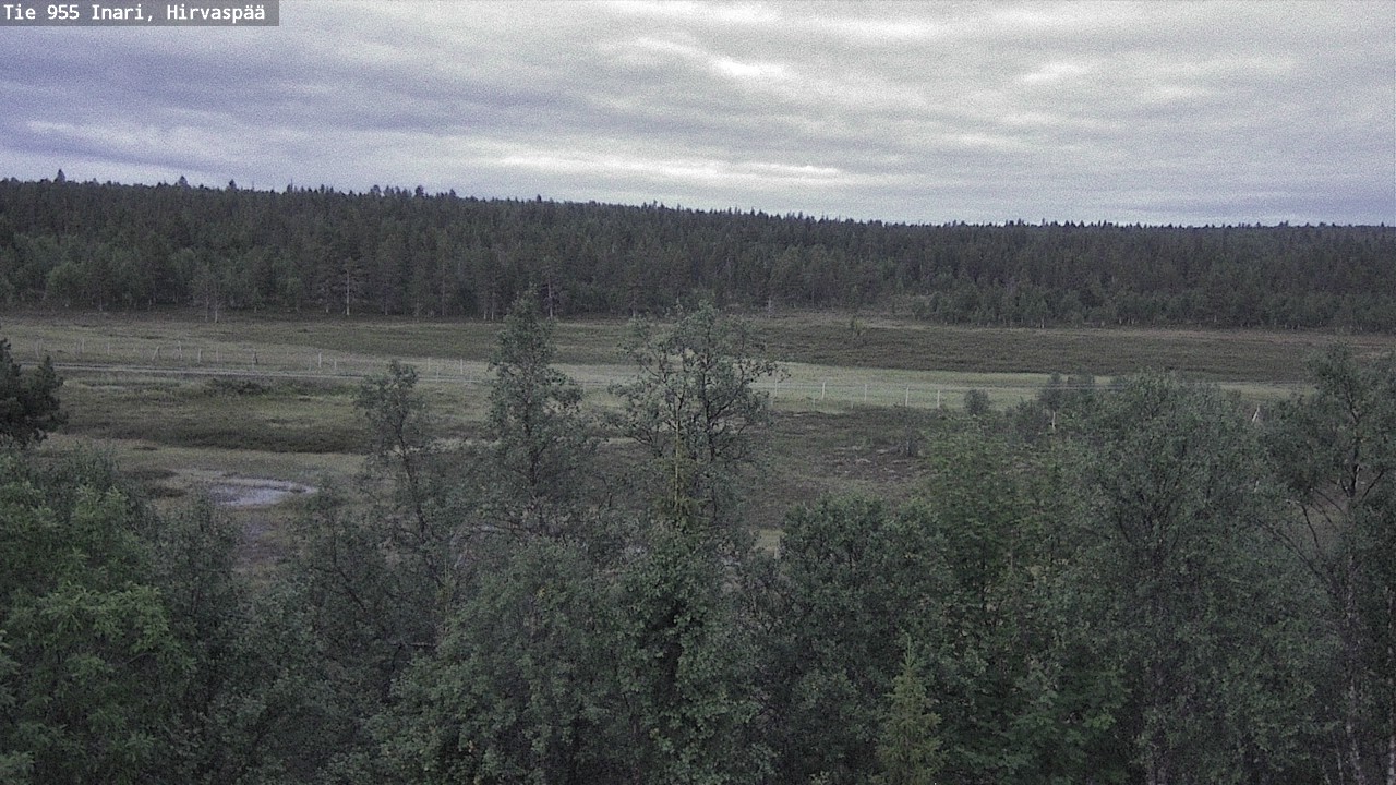 Kelikamerat Kuva Tie 955 Inari, Hirvaspää, Inari, Lappi