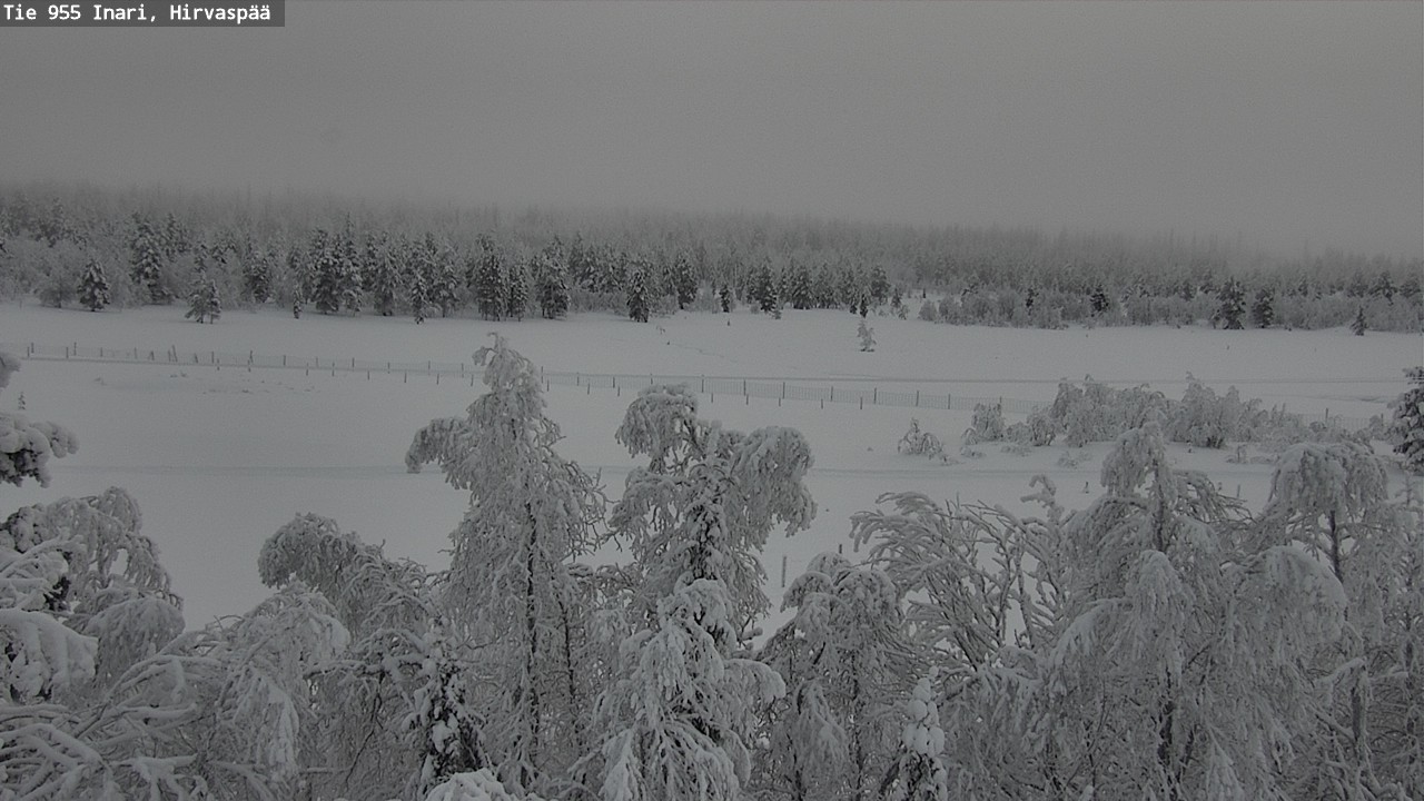 Kelikamerat Kuva Tie 955 Inari, Hirvaspää, Inari, Lappi