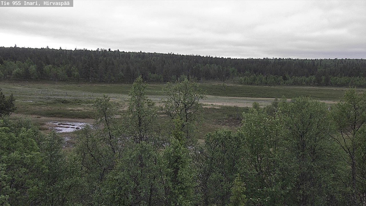 Kelikamerat Kuva Tie 955 Inari, Hirvaspää, Inari, Lappi