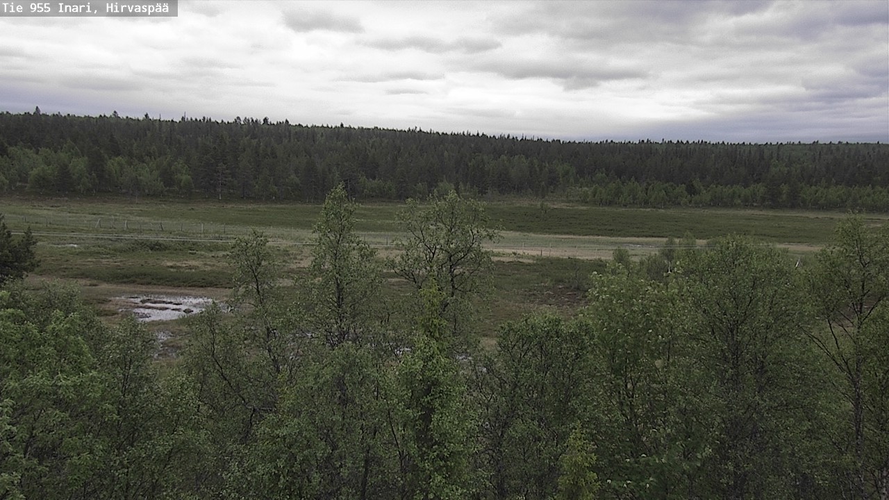 Kelikamerat Kuva Tie 955 Inari, Hirvaspää, Inari, Lappi