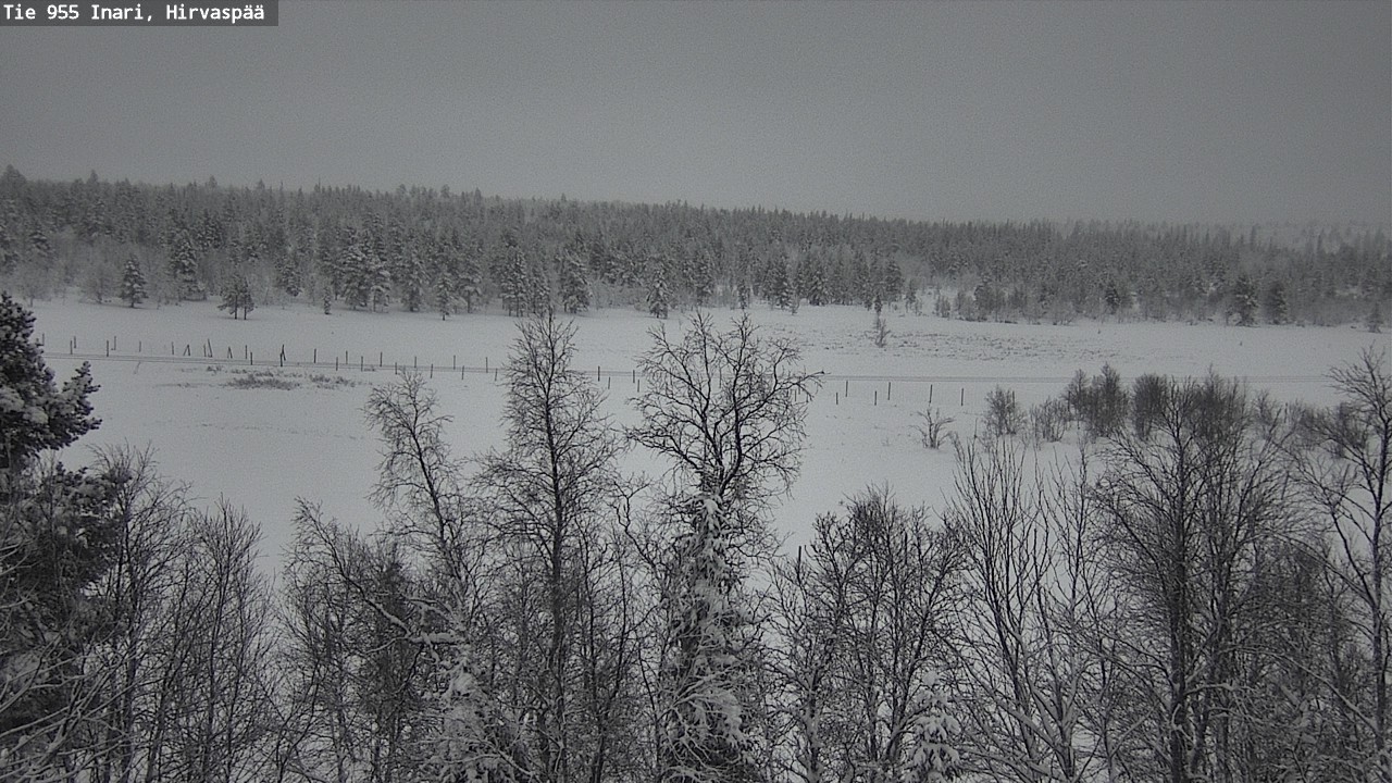 Kelikamerat Kuva Tie 955 Inari, Hirvaspää, Inari, Lappi