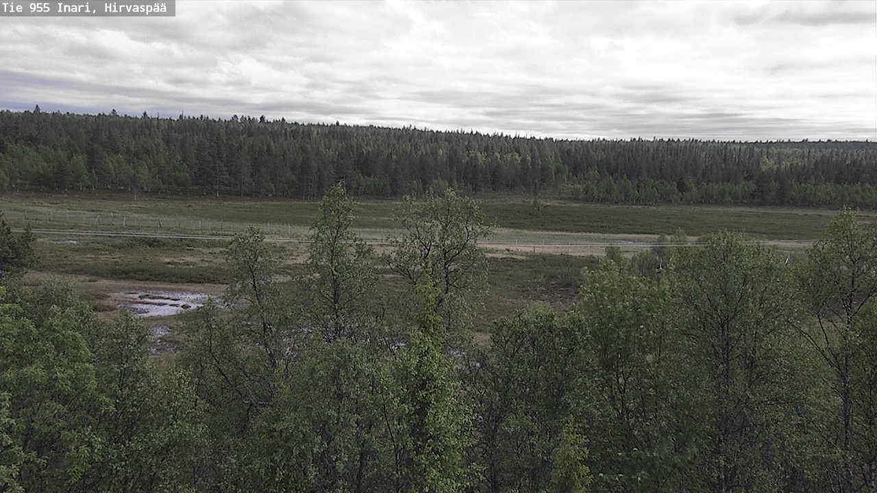 Kelikamerat Kuva Tie 955 Inari, Hirvaspää, Inari, Lappi