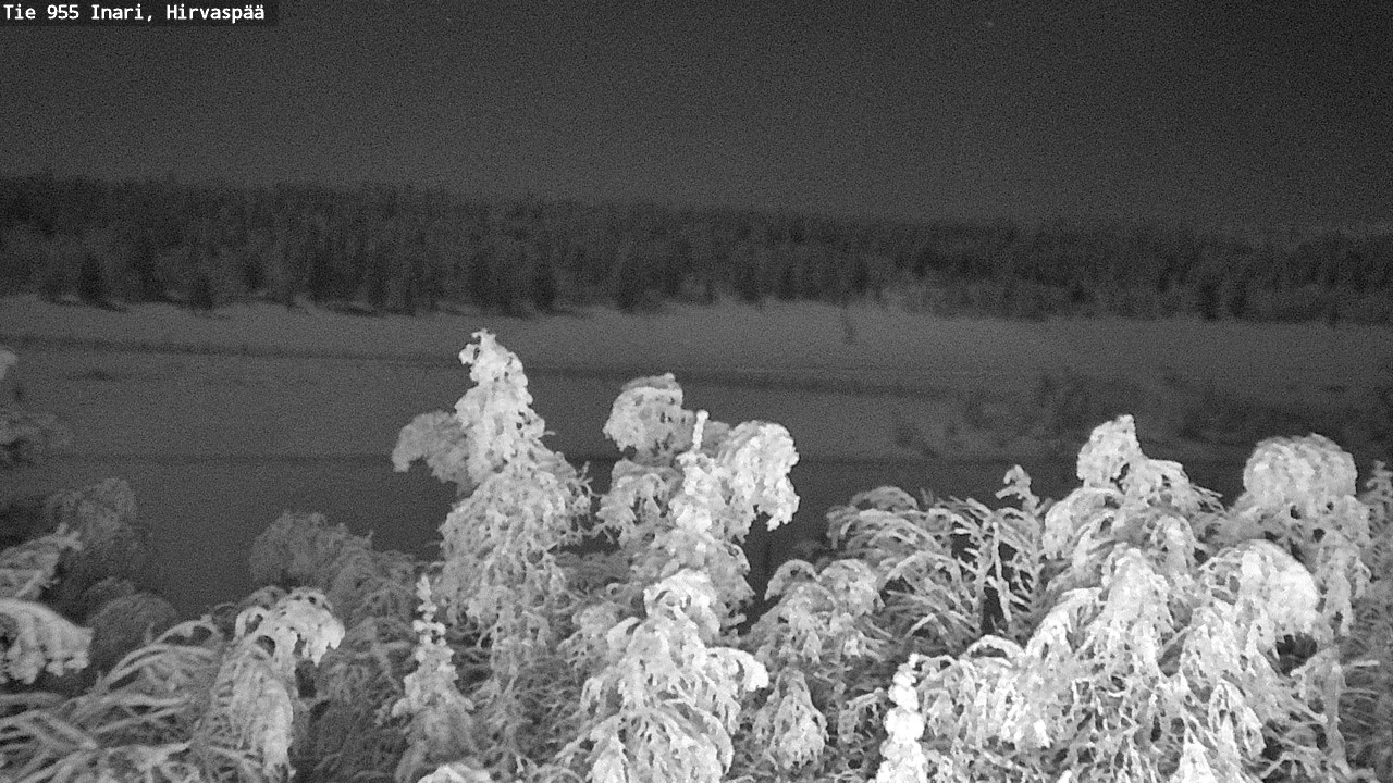 Weather Camera Image Väg 955 Enare, Hirvaspää, Inari, Lappi
