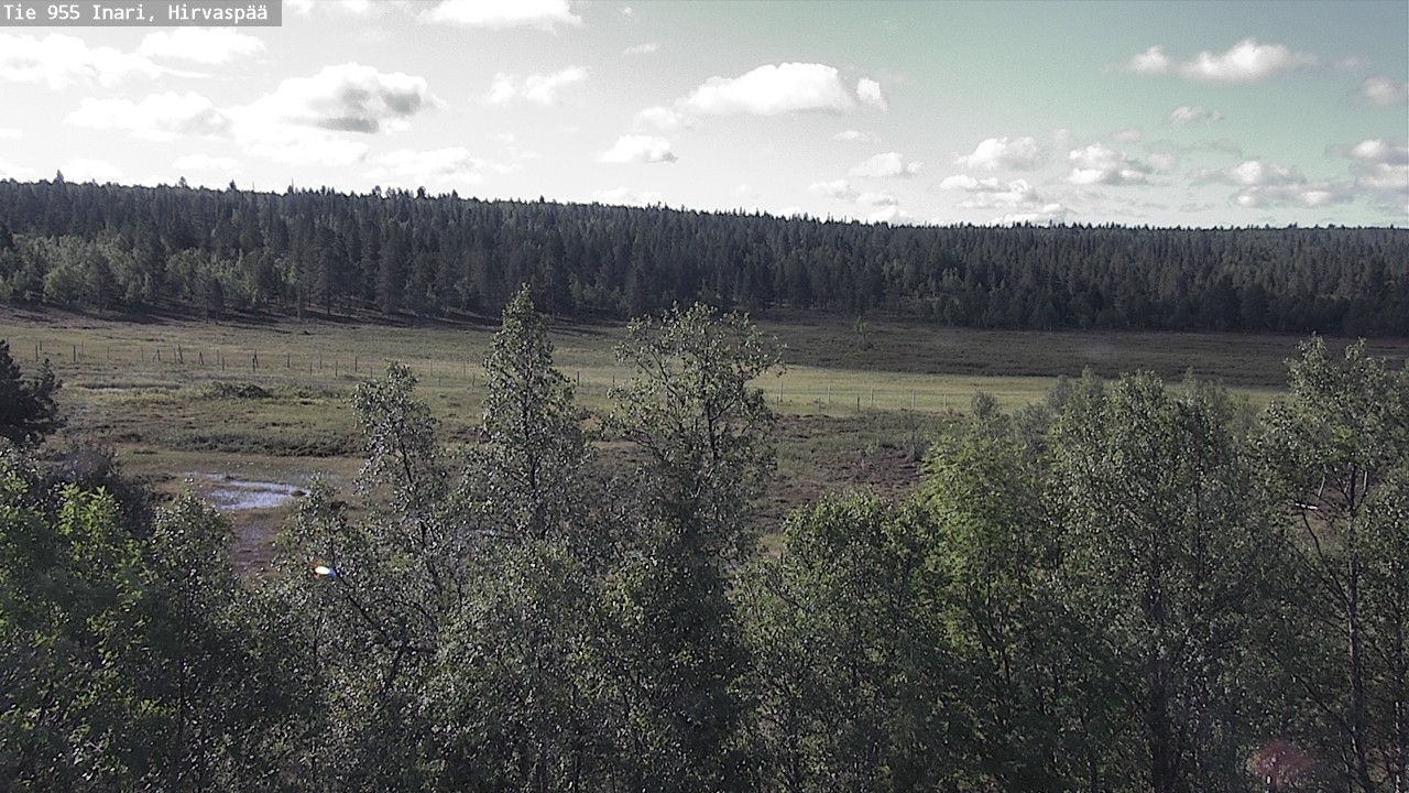 Weather Camera Image Väg 955 Enare, Hirvaspää, Inari, Lappi