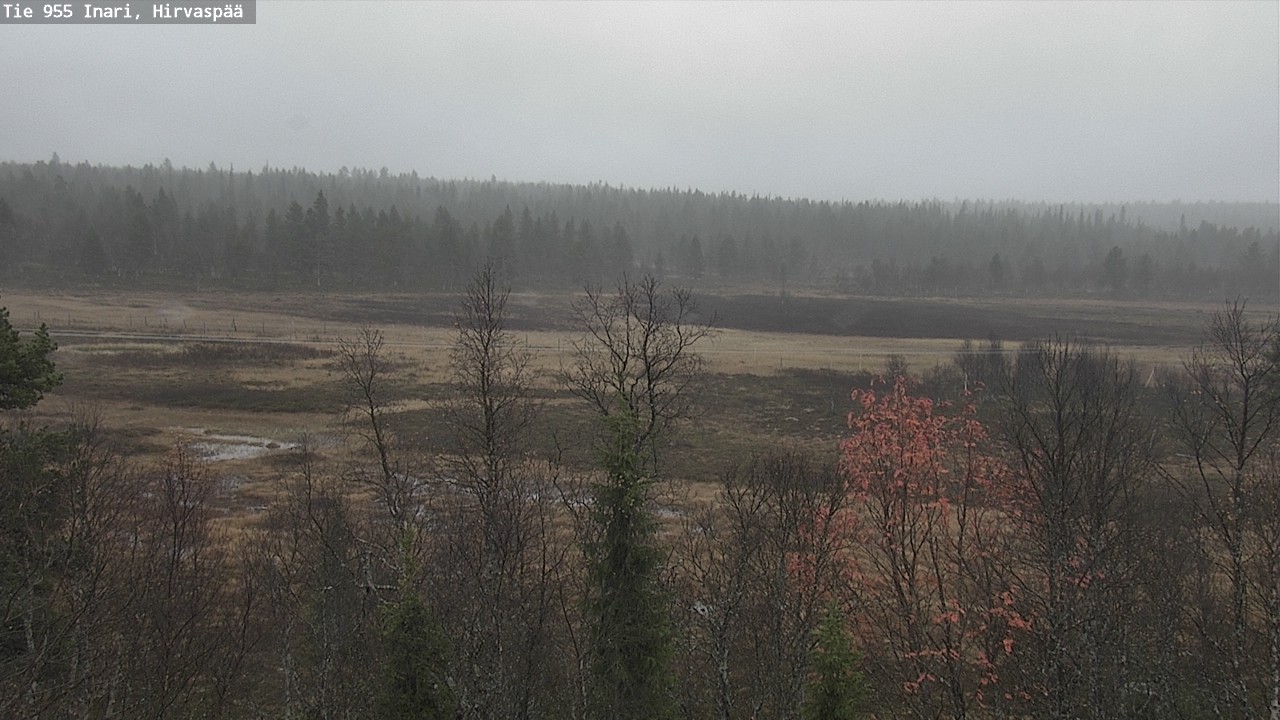Kelikamerat Kuva Tie 955 Inari, Hirvaspää, Inari, Lappi