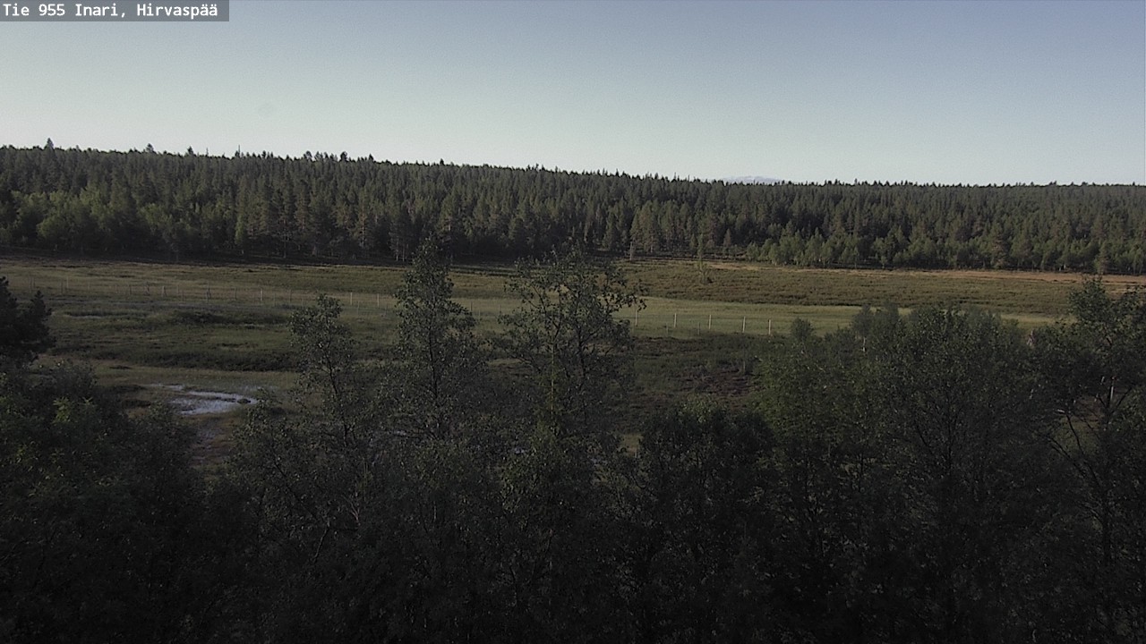 Weather Camera Image Väg 955 Enare, Hirvaspää, Inari, Lappi
