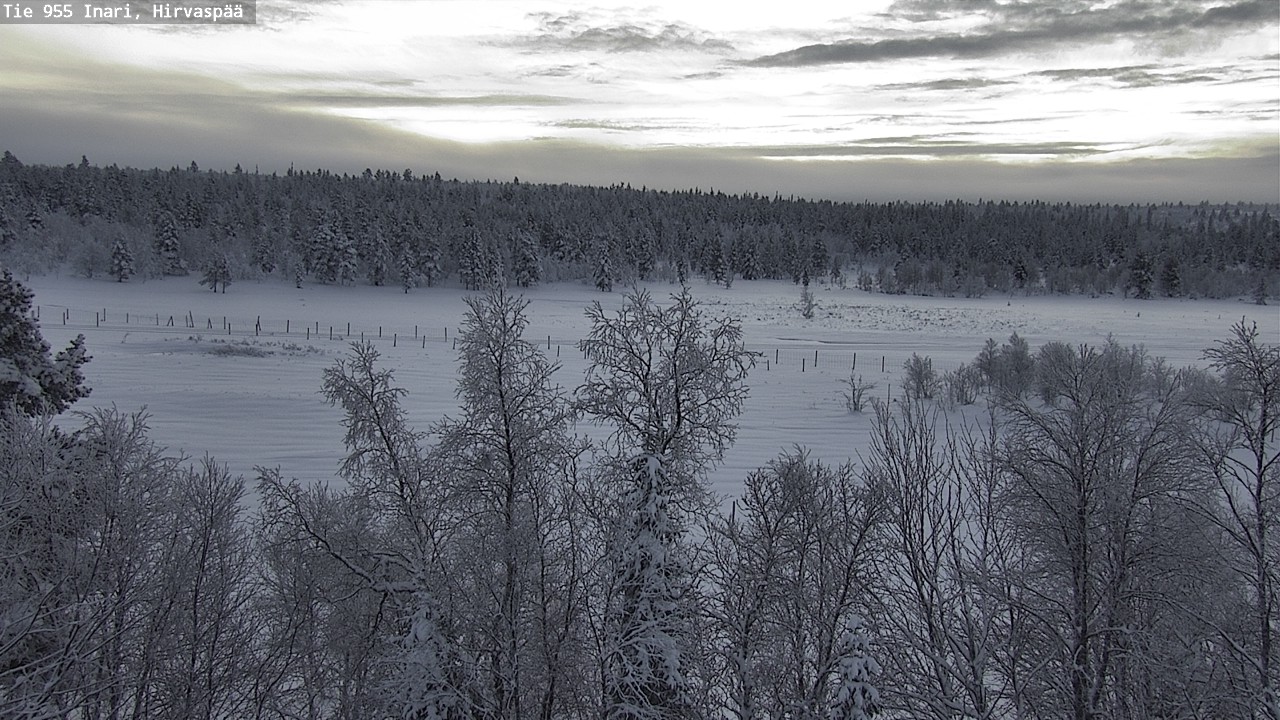 Weather Camera Image Väg 955 Enare, Hirvaspää, Inari, Lappi