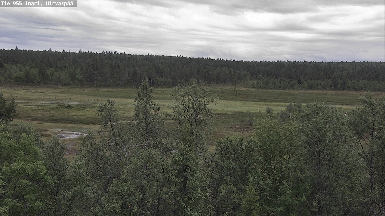 Kelikamerat Kuva Tie 955 Inari, Hirvaspää, Inari, Lappi