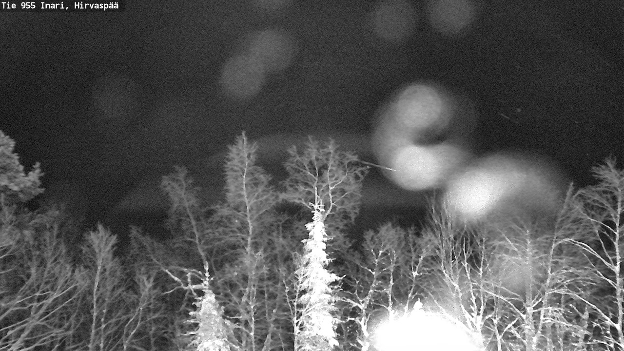 Weather Camera Image Road 955 Inari, Hirvaspää, Inari, Lappi