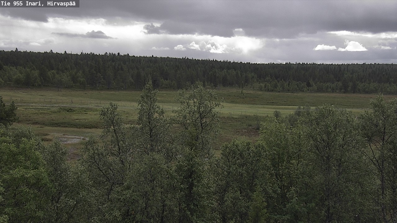 Weather Camera Image Väg 955 Enare, Hirvaspää, Inari, Lappi