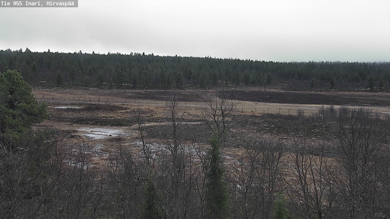 Kelikamerat Kuva Tie 955 Inari, Hirvaspää, Inari, Lappi